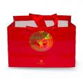 Shopping bag Paper Red (12.5 x 5.5 x 9.0 in) 