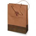 Shopping Bag Paper Grey (8.5 x 3.5 x 12.0 in) 