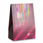 Shopping Bag Let all your wishes come true Burgundy color 104246