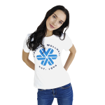 Siberian Wellness T-shirt for women (color: white, size: S) 107017